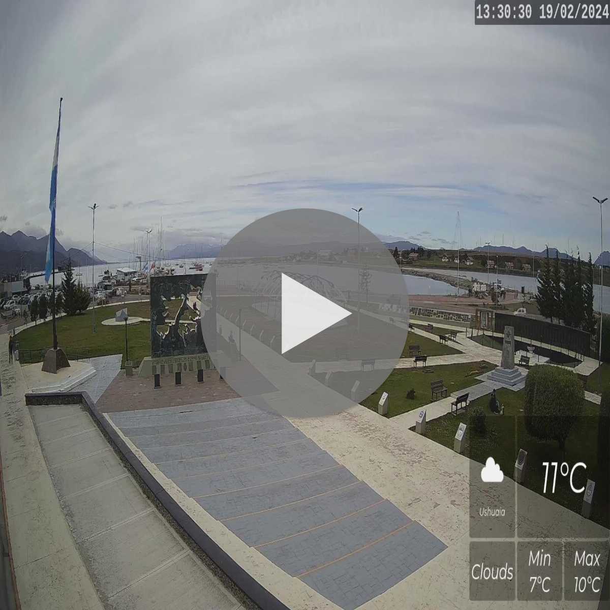 Tierra Del Fuego Antartida E Islas Del Atlantico Sur webcam